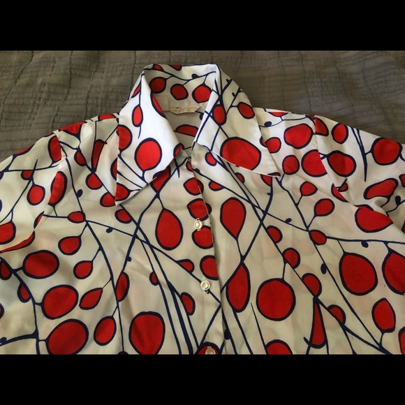 Vintage 1960s Ship’n Shore ltd ed Blouse Top size 36 M L Excellent Condition! - Picture 7 of 9